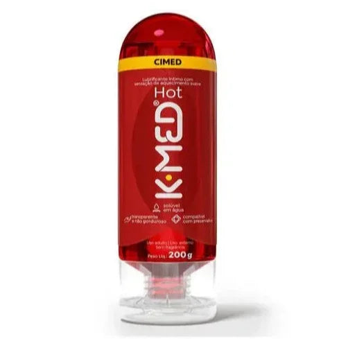 Gel Lubrificante Íntimo 2 em 1 K-Med Hot 200g - Cimed