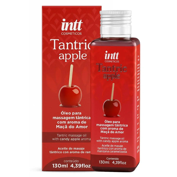 Óleo Corporal Para Massagem Maçã do Amor 130ml - Intt - Shopping do Prazer