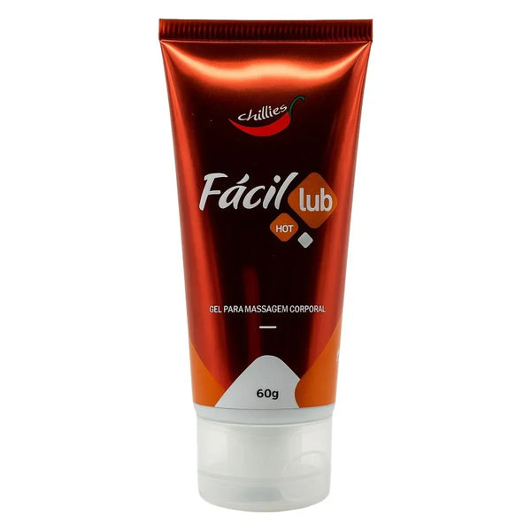 Gel Lubrificante Íntimo Fácil Lub Hot 60g - Chillies - Shopping do Prazer