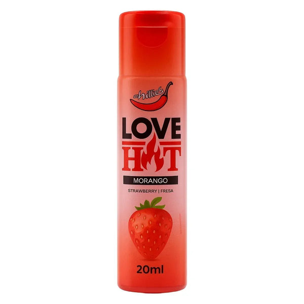 Óleo Beijável Love Hot Sabor Morango 20ml - Chillies - Shopping do Prazer