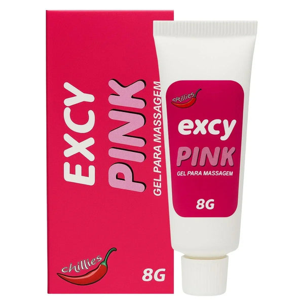 Gel Excitante Feminino Excy Pink 8g - Chillies - Shopping do Prazer