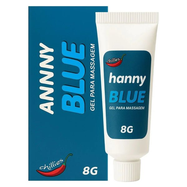 Gel Dessensibilizante Íntimo Hanny Blue 8g - Chillies - Shopping do Prazer