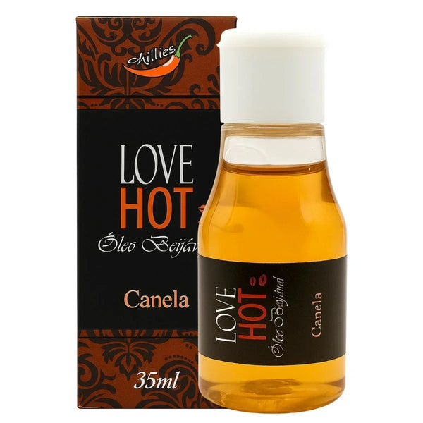 Óleo Beijável Love Hot Sabor Canela 35ml - Chillies - Shopping do Prazer