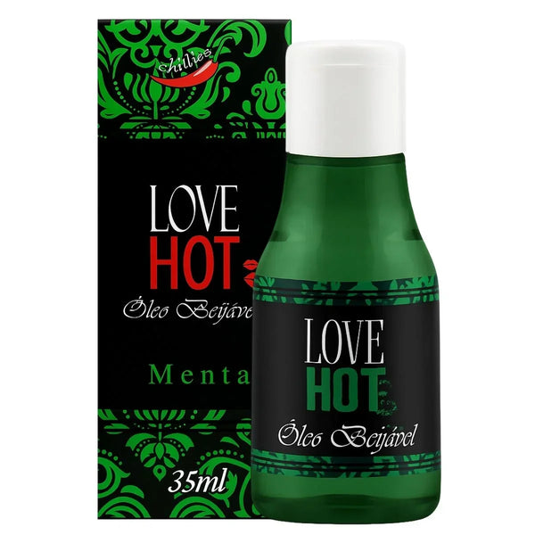 Óleo Beijável Love Hot Sabor Menta 35ml - Chillies - Shopping do Prazer