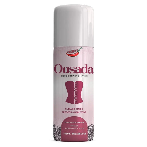 Desodorante Íntimo Feminino pH Neutro Ousada 166ml - Chillies - Shopping do Prazer