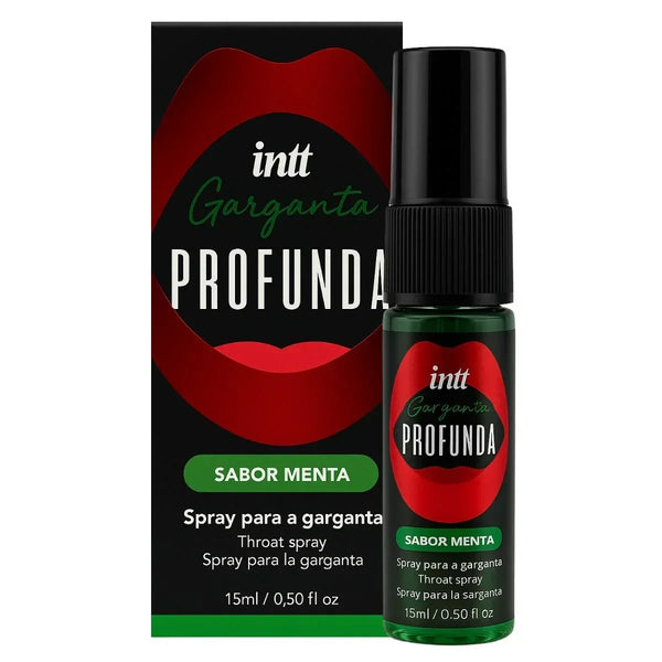 Spray Oral Garganta Profunda Sabor Menta 15ml - Intt - Shopping do Prazer