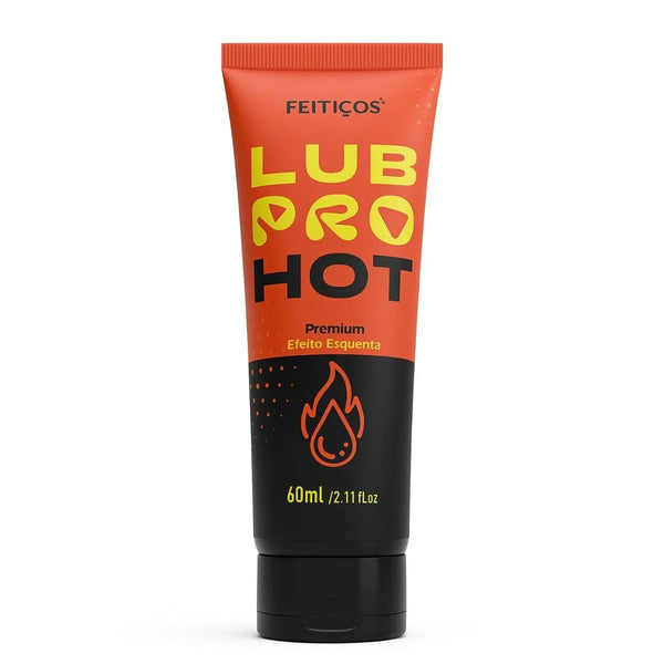 Gel Lubrificante Íntimo Beijável Lubpro Hot 60ml - Feitiços - Shopping do Prazer
