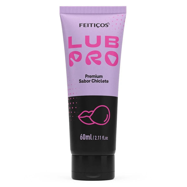 Gel Lubrificante Íntimo Beijável Sabor Chiclete Lubpro 60ml - Feitiços - Shopping do Prazer