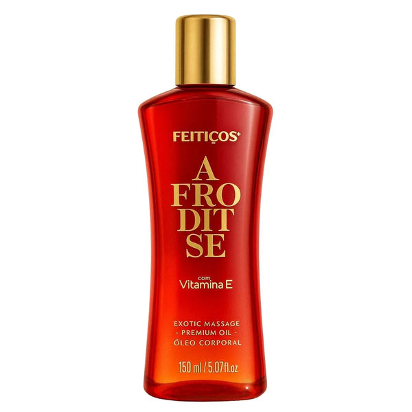 Óleo Corporal Para Massagem Sensual Afroditse 150ml - Feitiços - Shopping do Prazer
