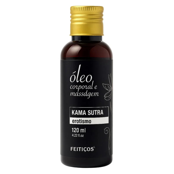 Óleo Corporal Para Massagem Sensual Kama Sutra 120ml - Feitiços - Shopping do Prazer