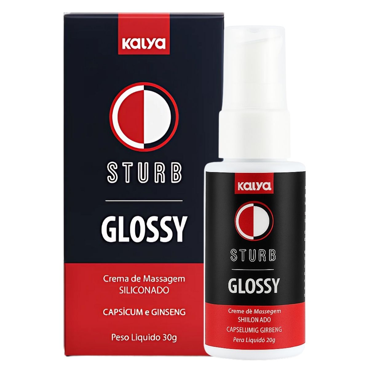 Creme de Massagem Gel Lubrificante Sturb Glossy 30g