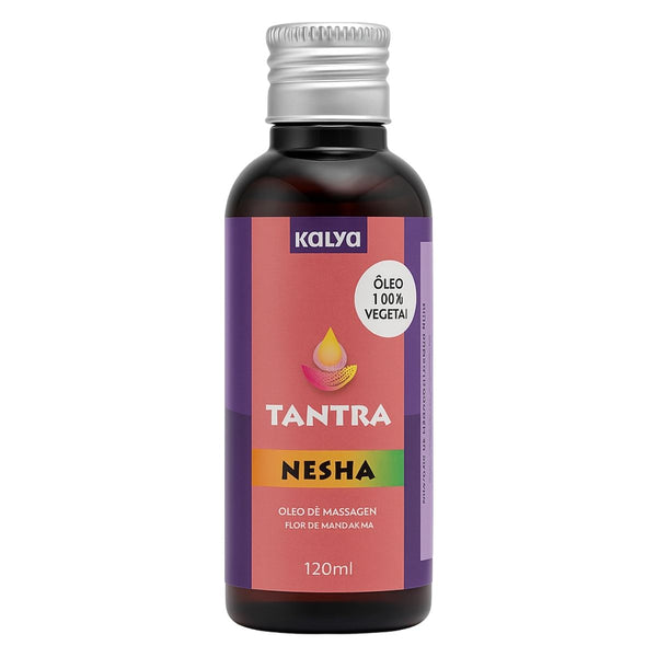 Óleo Corporal Para Massagem Tântrica Tantra Nesha 120ml