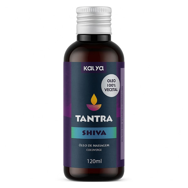 Óleo Corporal Para Massagem Tântrica Tantra Shiva 120ml