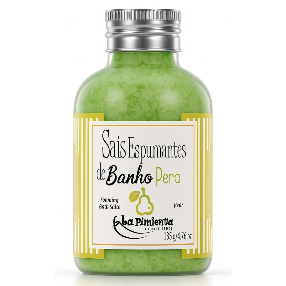 Sais de Banho Espumante Pera 135g