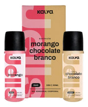 Gel Beijável Sabor Morango e Chocolate Branco Jells Duo 30ml - Kalya - Shopping do Prazer
