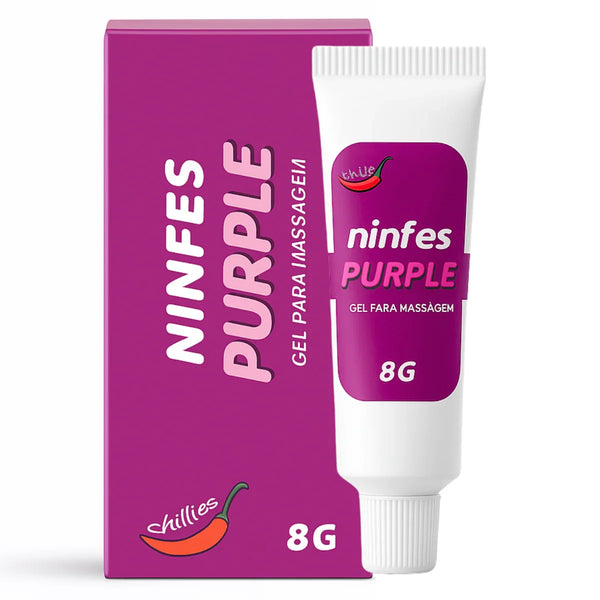 Gel Adstringente Íntimo Feminino Ninfes Purple 8g - Chillies - Shopping do Prazer