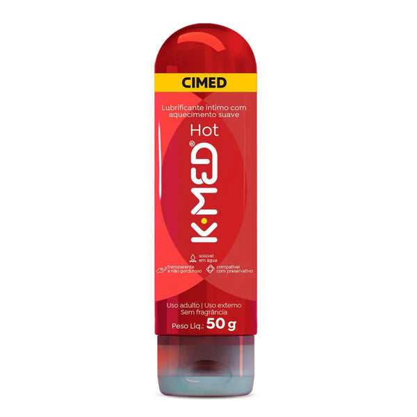 Gel Lubrificante Íntimo 2 em 1 K-Med Hot 50g - Cimed