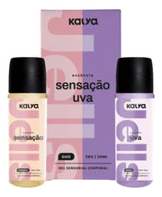 Gel Beijável Sabor Uva e Sensação Jells Duo 30ml - Kalya - Shopping do Prazer