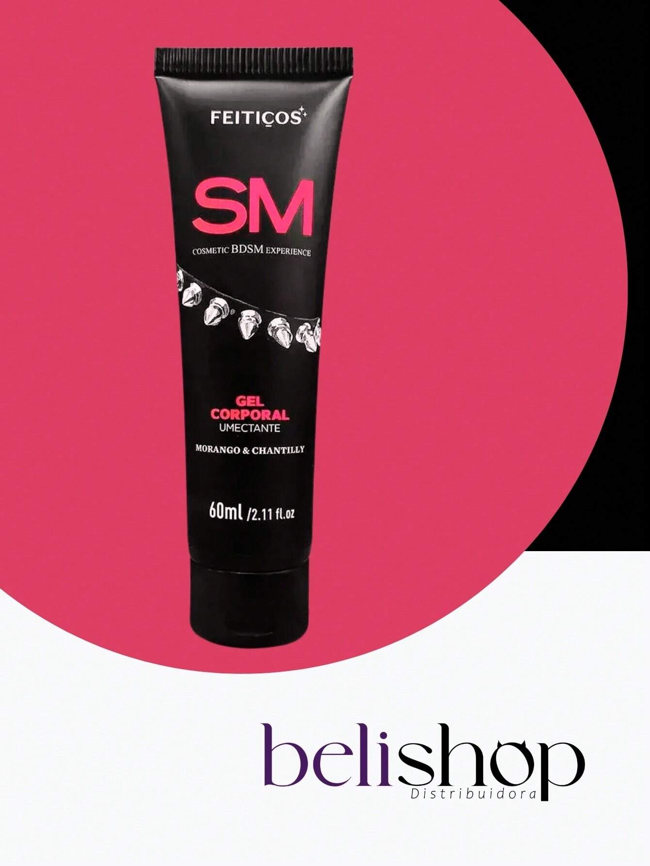 Gel Lubrificante Corporal Umectante BDSM 60ml