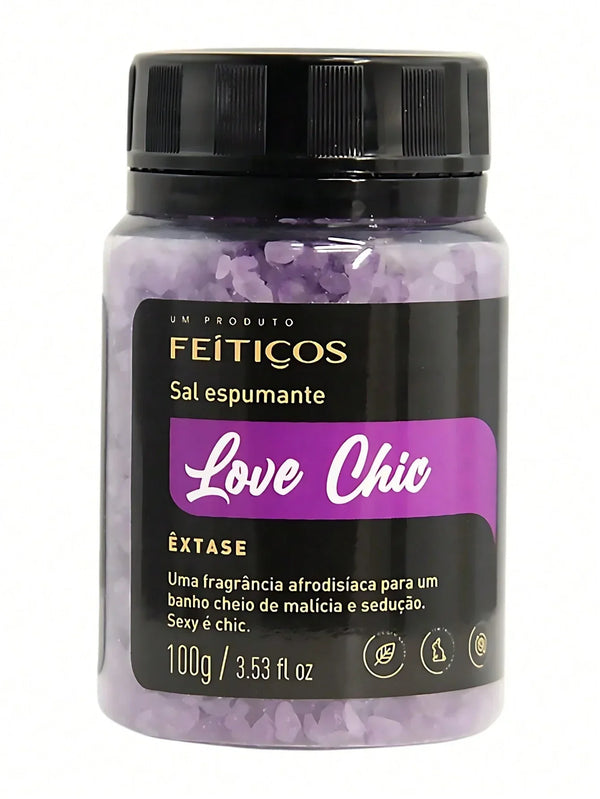 Sais De Banho Com Aroma Love Chic 100g - Feitiços - Shopping do Prazer