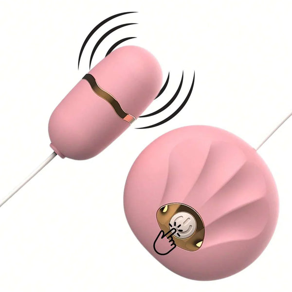 Vibrador Feminino Bullet de Clitóris Com 10 Modos de Vibração Cor Rosa - Shopping do Prazer
