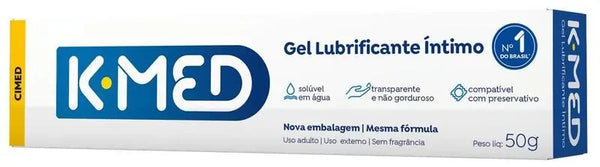 Gel Lubrificante Íntimo K-Med Neutro 50g - Cimed - Shopping do Prazer